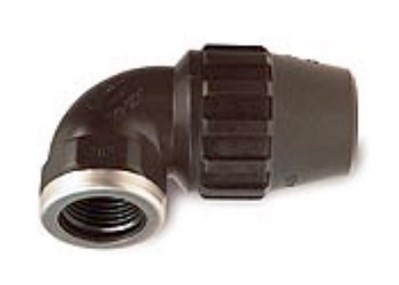Codo 90 rosca hembra polietileno