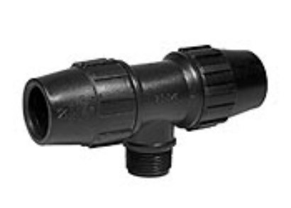 Te 90 rosca macho polietileno